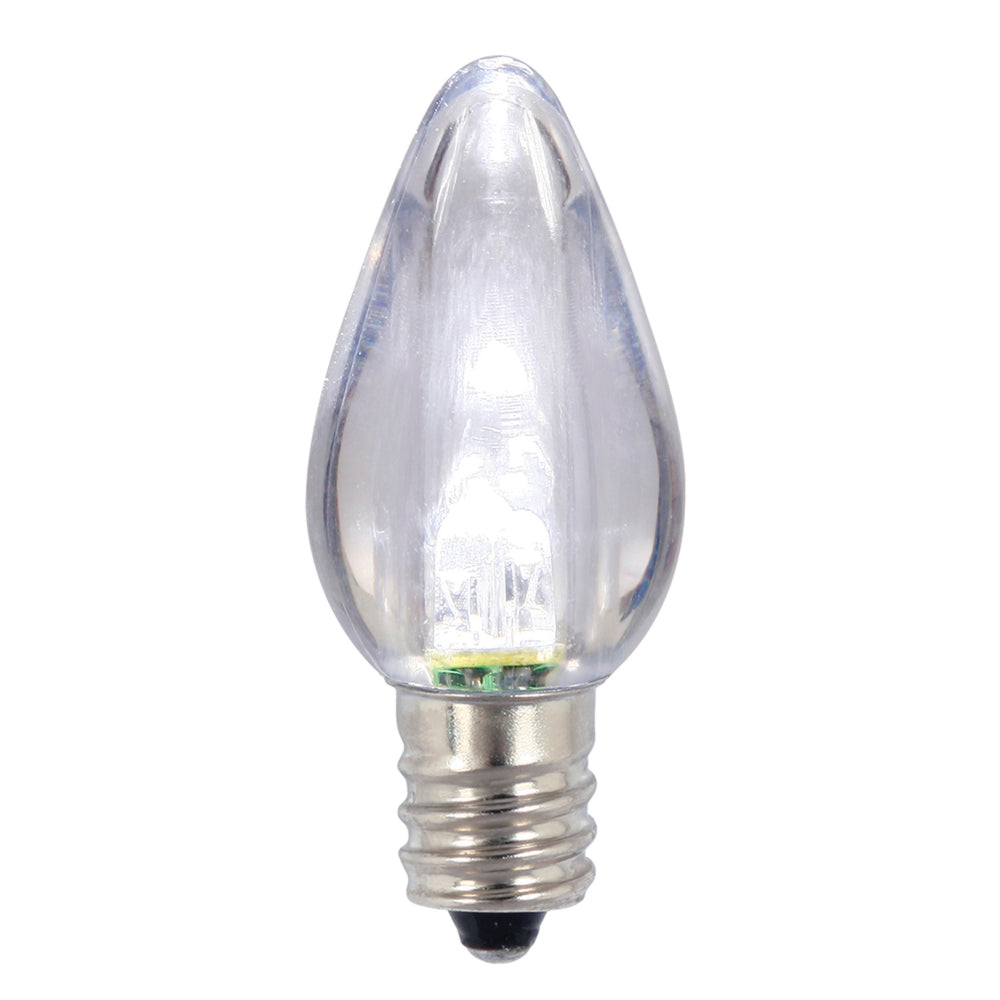 Vickerman C7 Cool Wht Transparent LED Bulb 25/Box - XLEDTC75-25