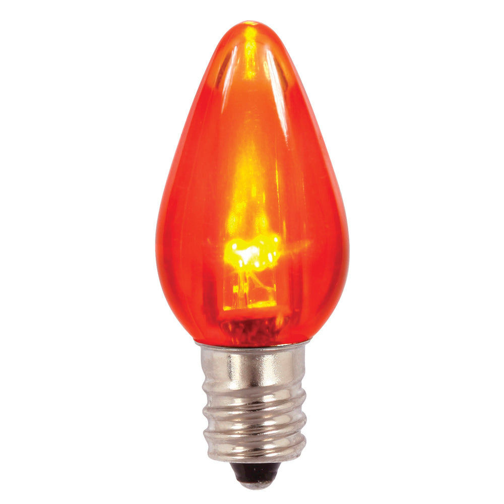 Vickerman C7 Orange Twinkle TranspLED Bulb 25/Box - XLEDTC78T-25