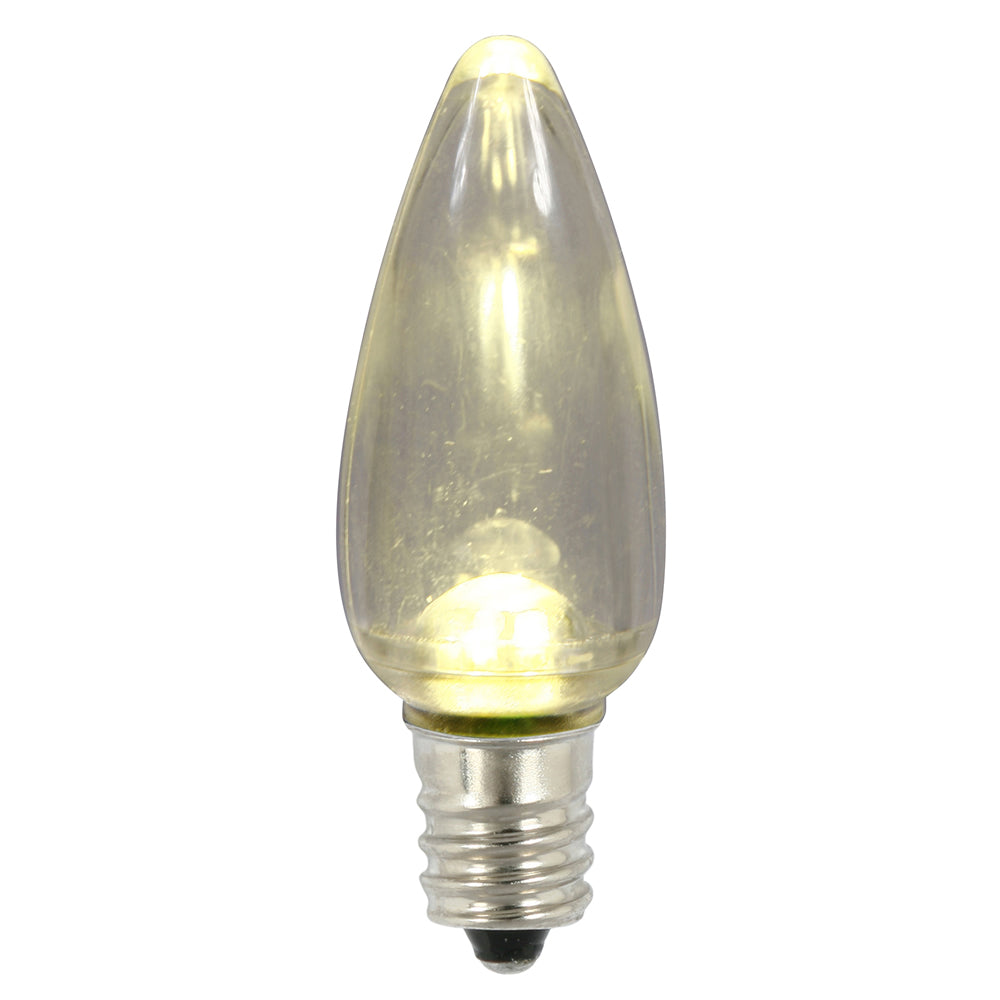 Vickerman C9 WmWht Transparent LED Bulb 25/Box - XLEDTC91-25