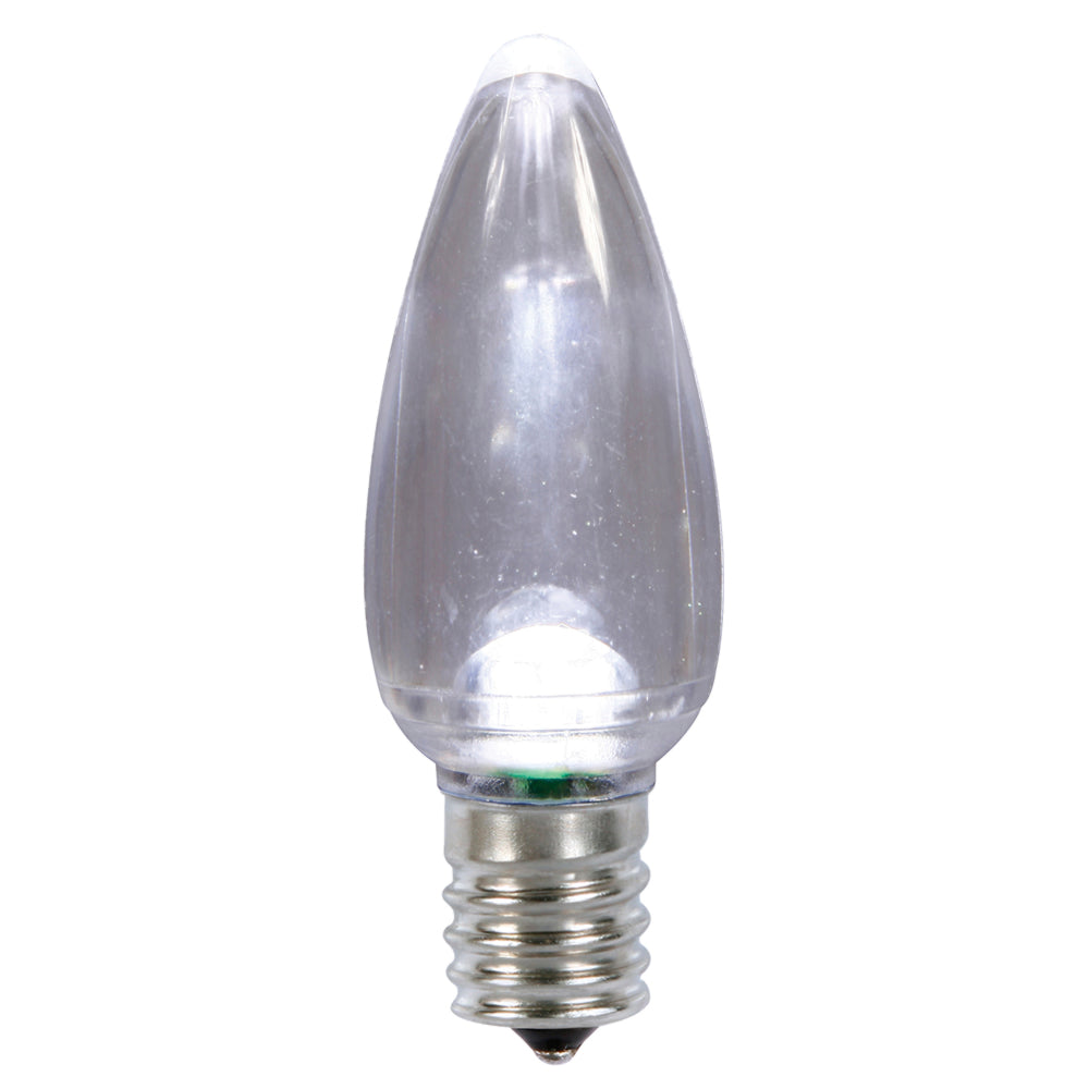Vickerman C9 Cool Wht Transparent LED Bulb 25/Box - XLEDTC95-25