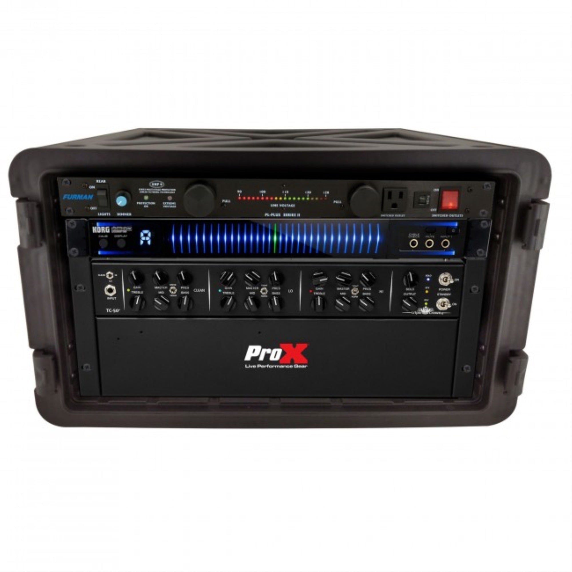 Prox Xm-6U Vaultx 6U Rack Air-Tight Water-Sealed Abs Case