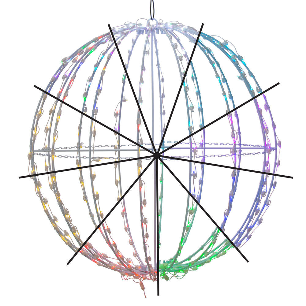304Lt x 36″ RGBWW 5MM Sphere w/Remote