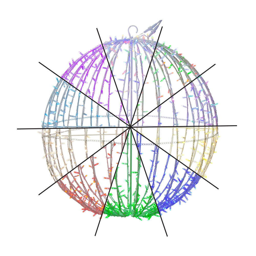 480Lt x 40″ RGBPW Sphere w/Remote