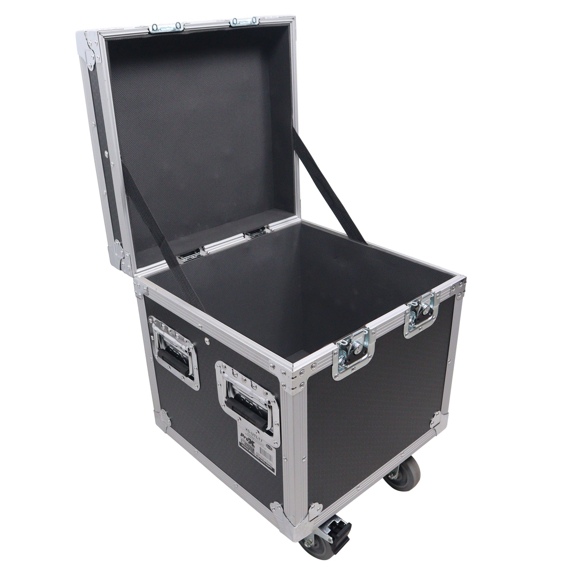 Prox Xs-Utl17 Ata Utility Flight Travel Heavy-Duty Storage Road Case With 4 In Casters  18X18X18' Exterior