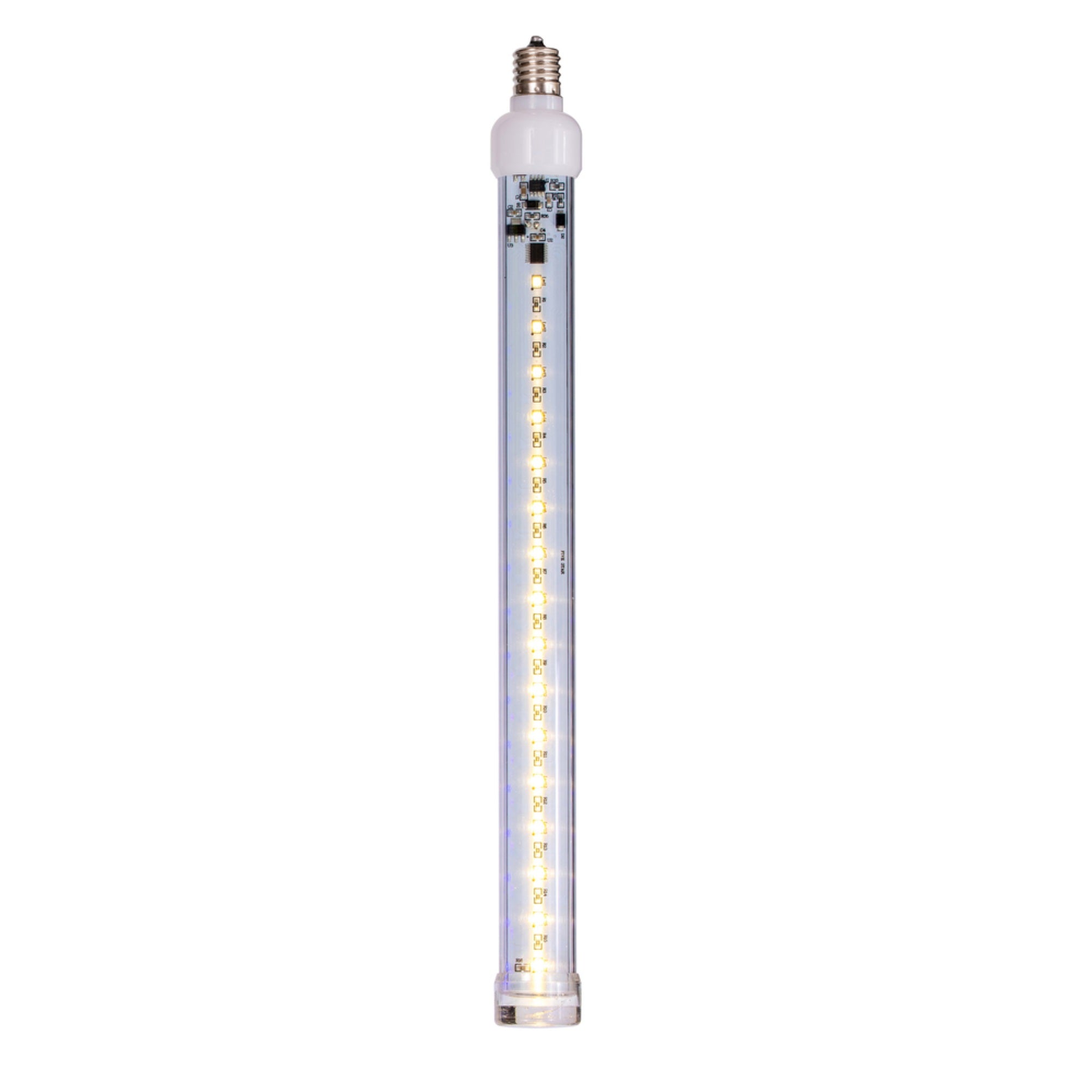 12″ Warm White C9 LED SnowFall Tube 5Pk