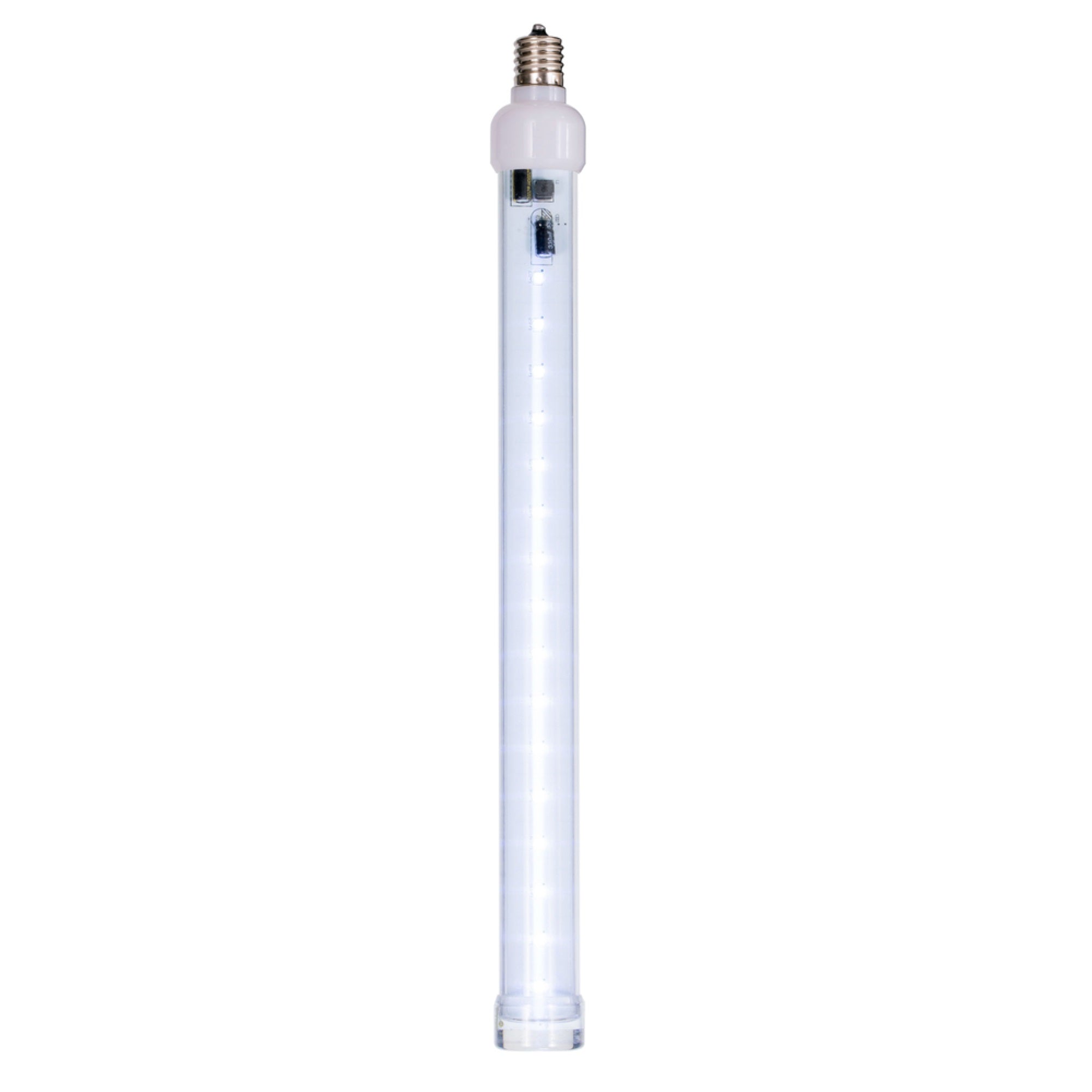 12″ Cool White C9 LED SnowFall Tube 5Pk