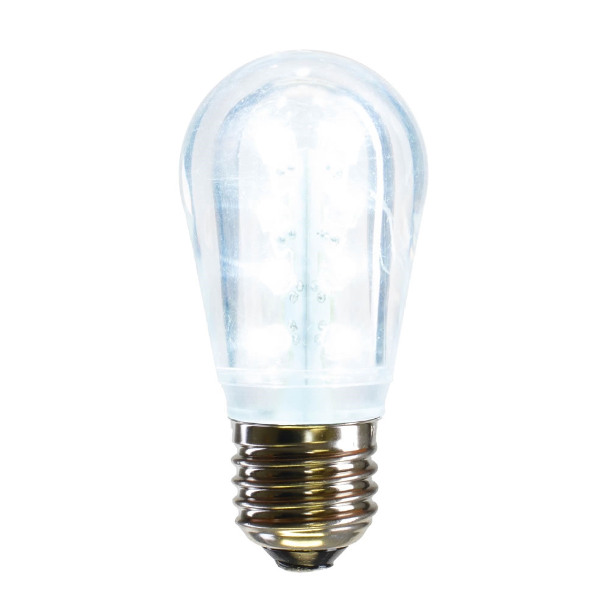 S14 LEDCool Wht Transp Bulb E26 Base 5pk