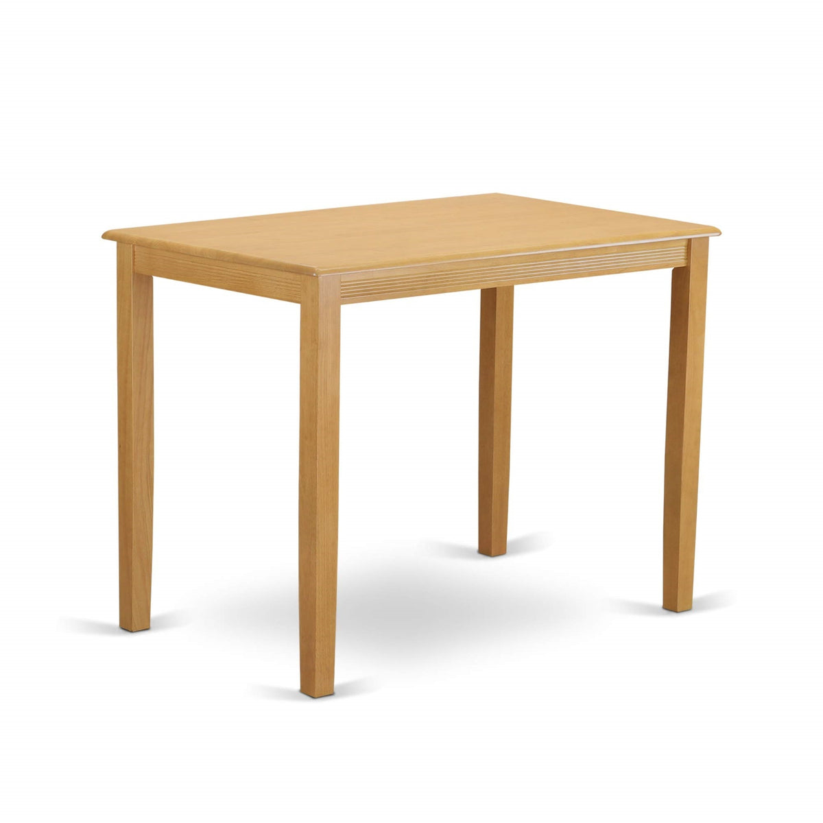 Casafoyer Yaqu5-Oak-W 5 Piece Counter Height Dining Table Set Includes A Rectangle Kitchen Table And 4 Dining Room Chairs, 30X48 Inch, Oak