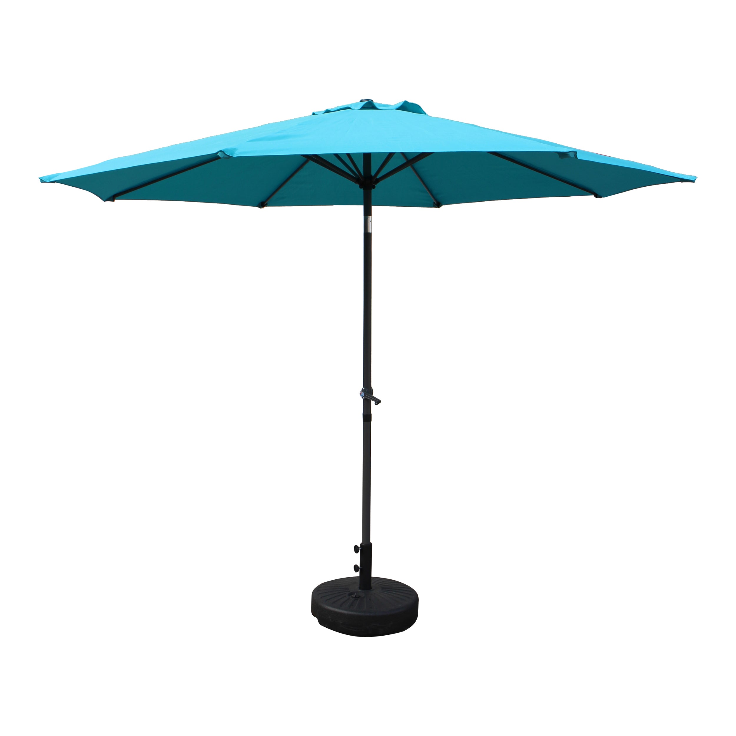 St. Kitts Aluminum 10-foot Patio Umbrella - Aqua Blue