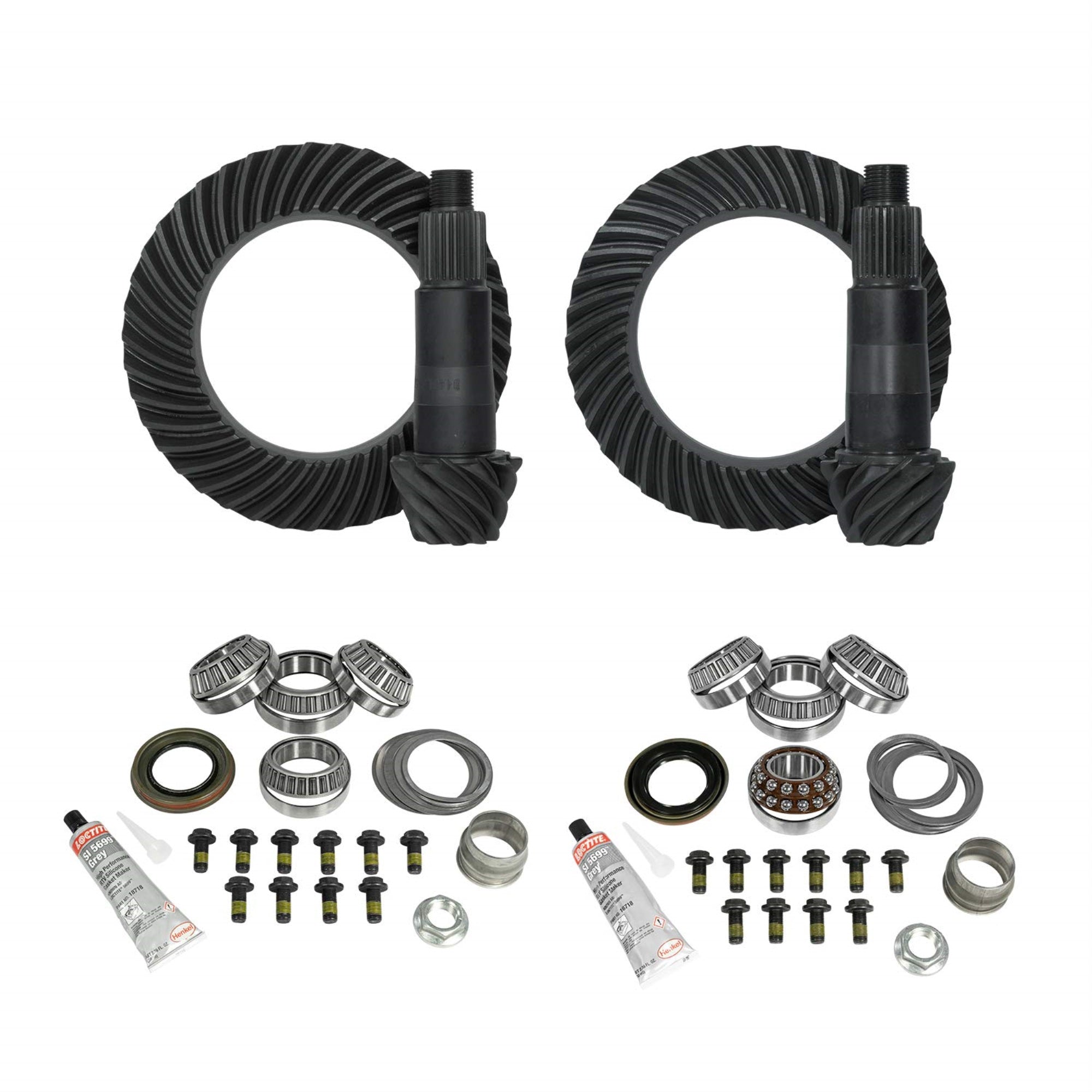 Yukon Gear & Axle (Ygk069) Gear & Install Kit For Jeep Jl And Jt Rubicon D44 Rear & D44 Front 5:13 Ratio