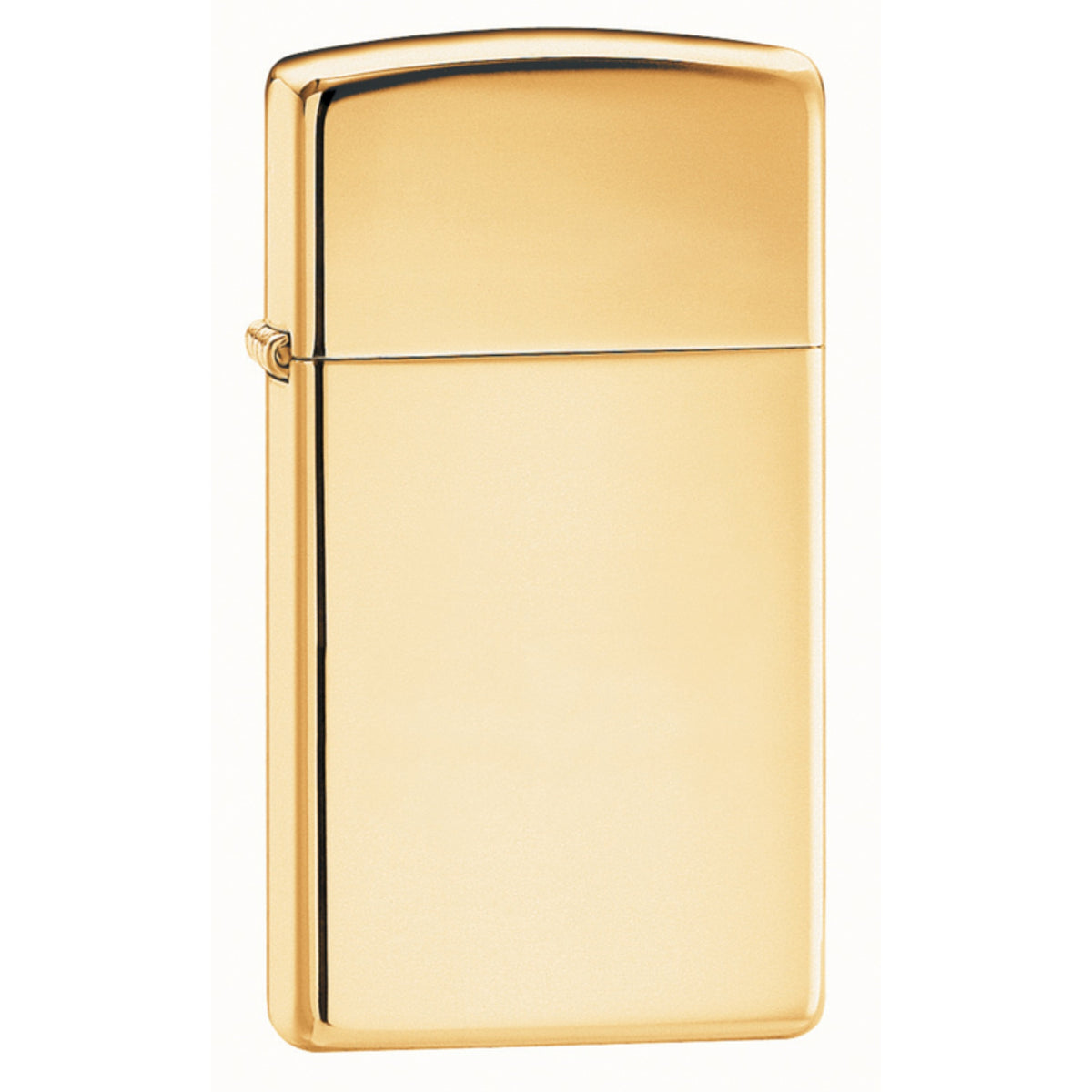 1654B - Zippo Hp Brass W/O Solid Brass Engraved, Slim