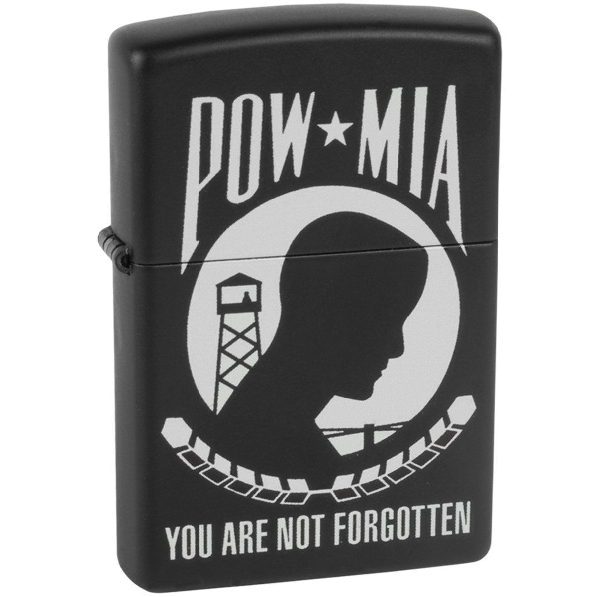 2023 Zippo Custom Pow-Mia Black Matte