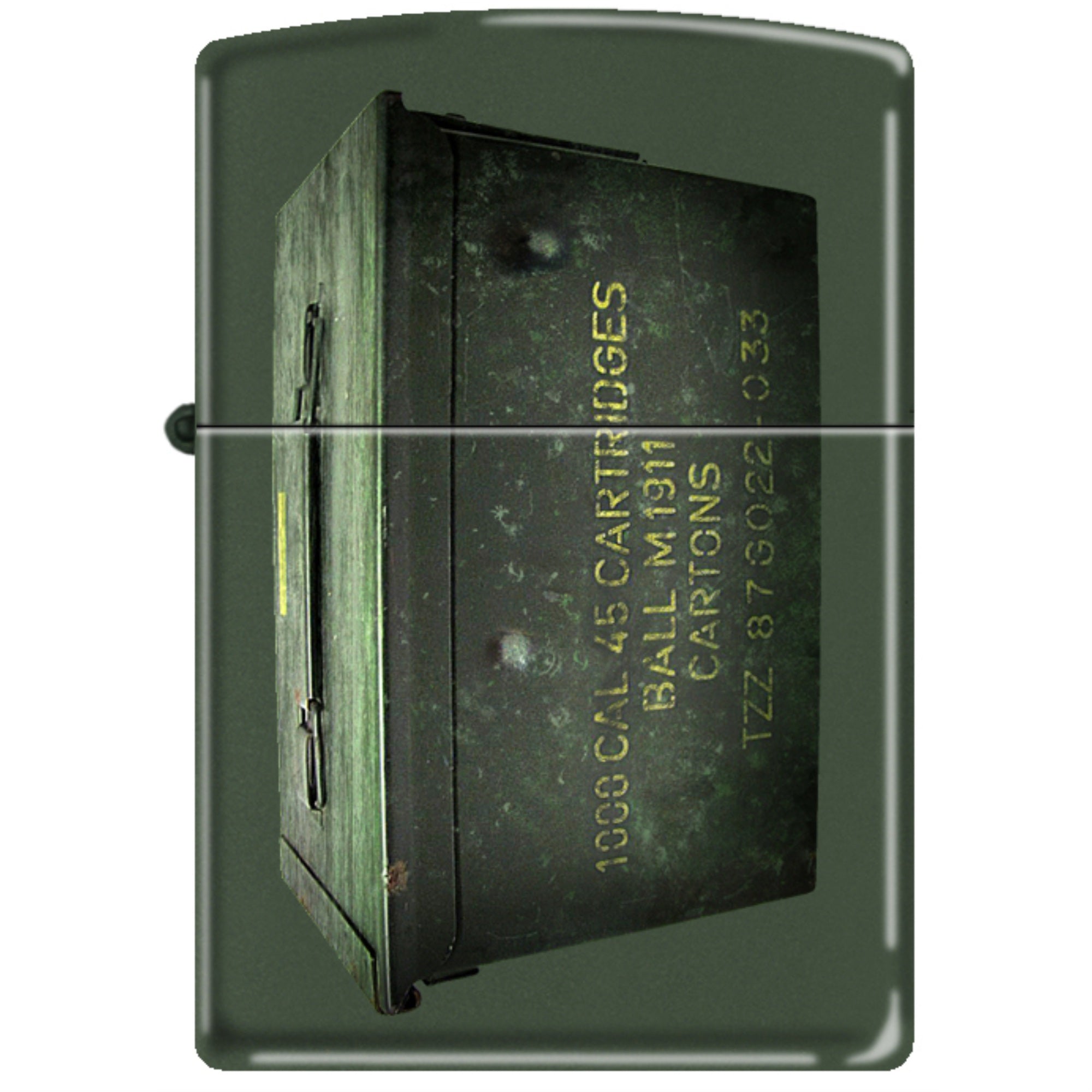221Ci011356 - Zippo Procut 221 Green Matte-Ammo Crate
