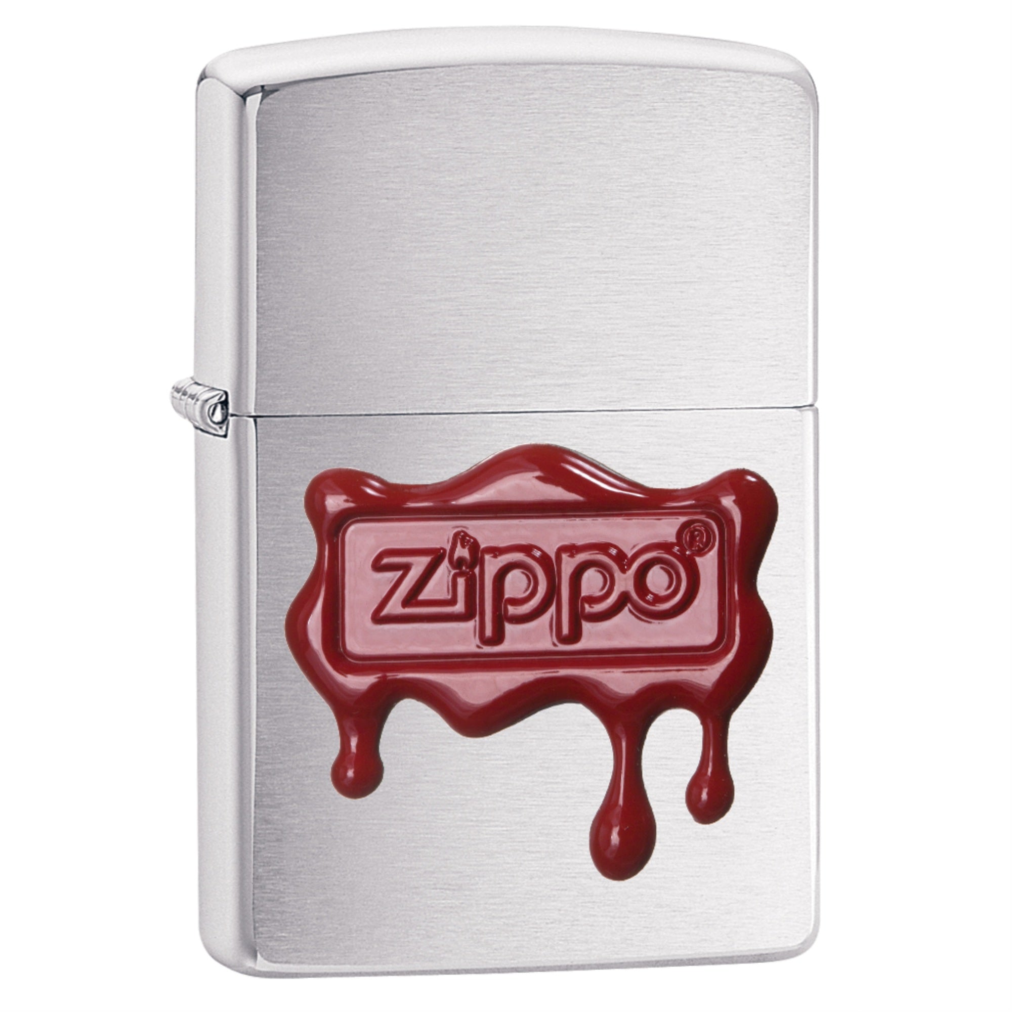 29492 - Zippo Zippo Red Wax Seal Brushed Chrome