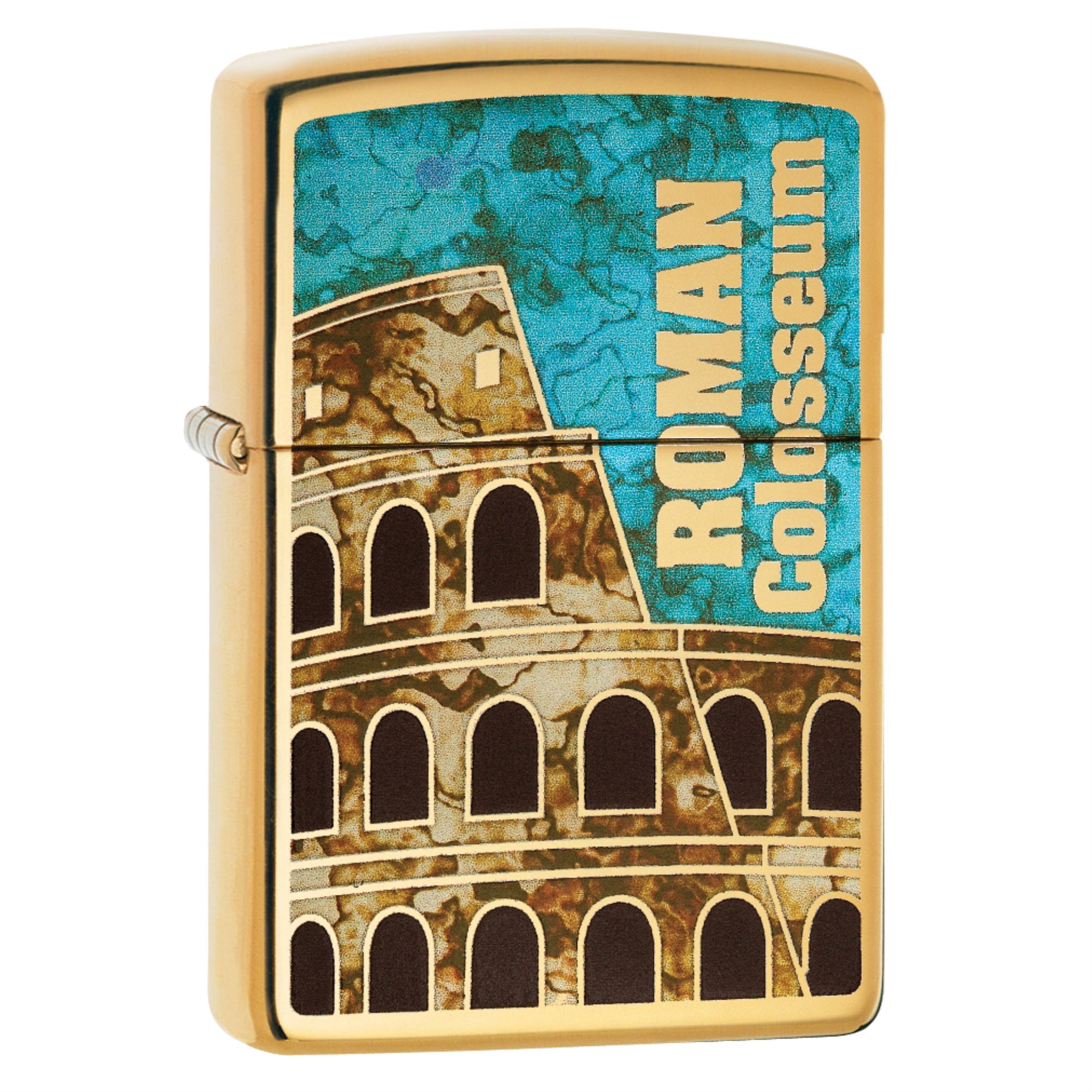 29497 - Zippo Roman Colosseum Hp Brass