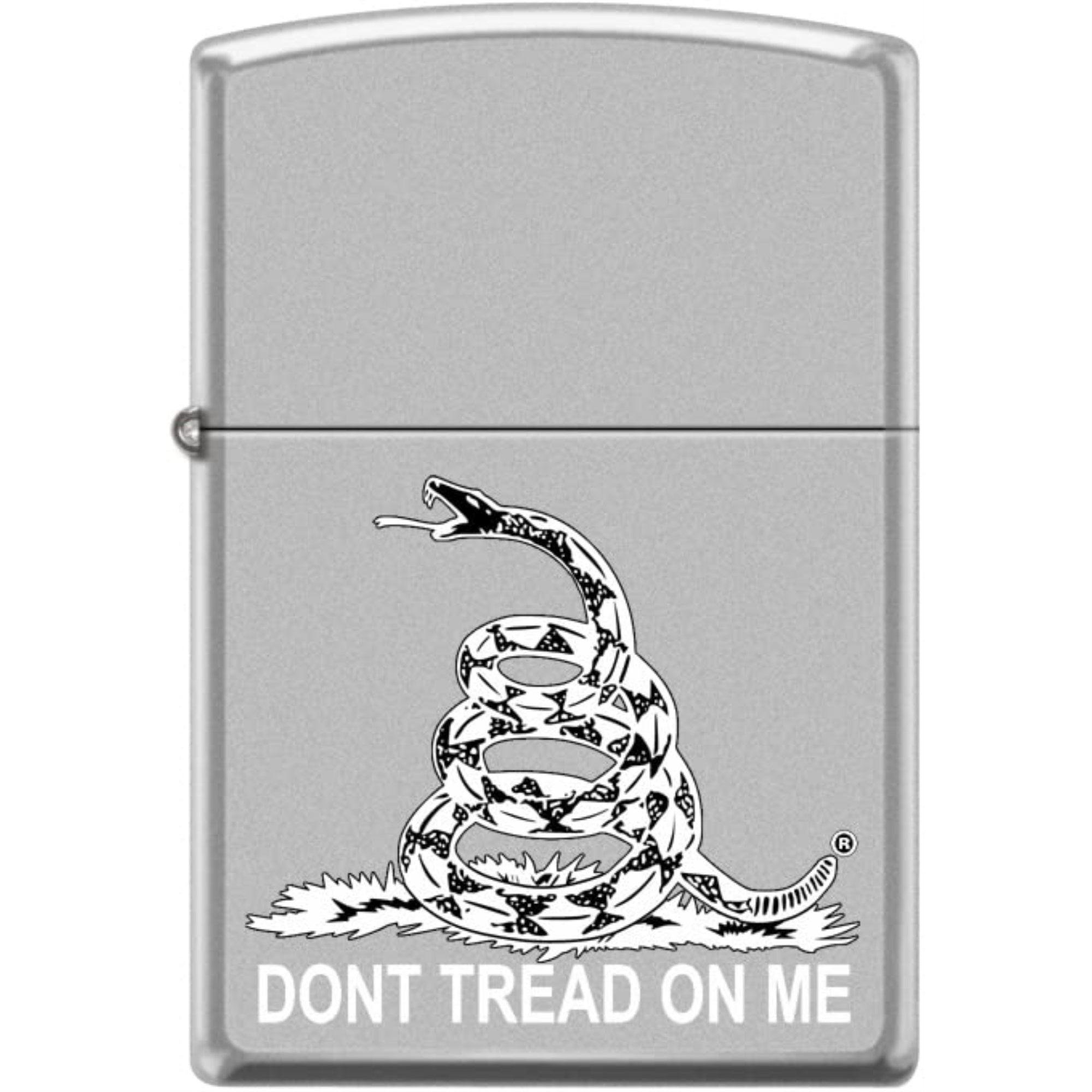 2024 Zippo Don'T Tread On Me Satin Chrome Old 29841