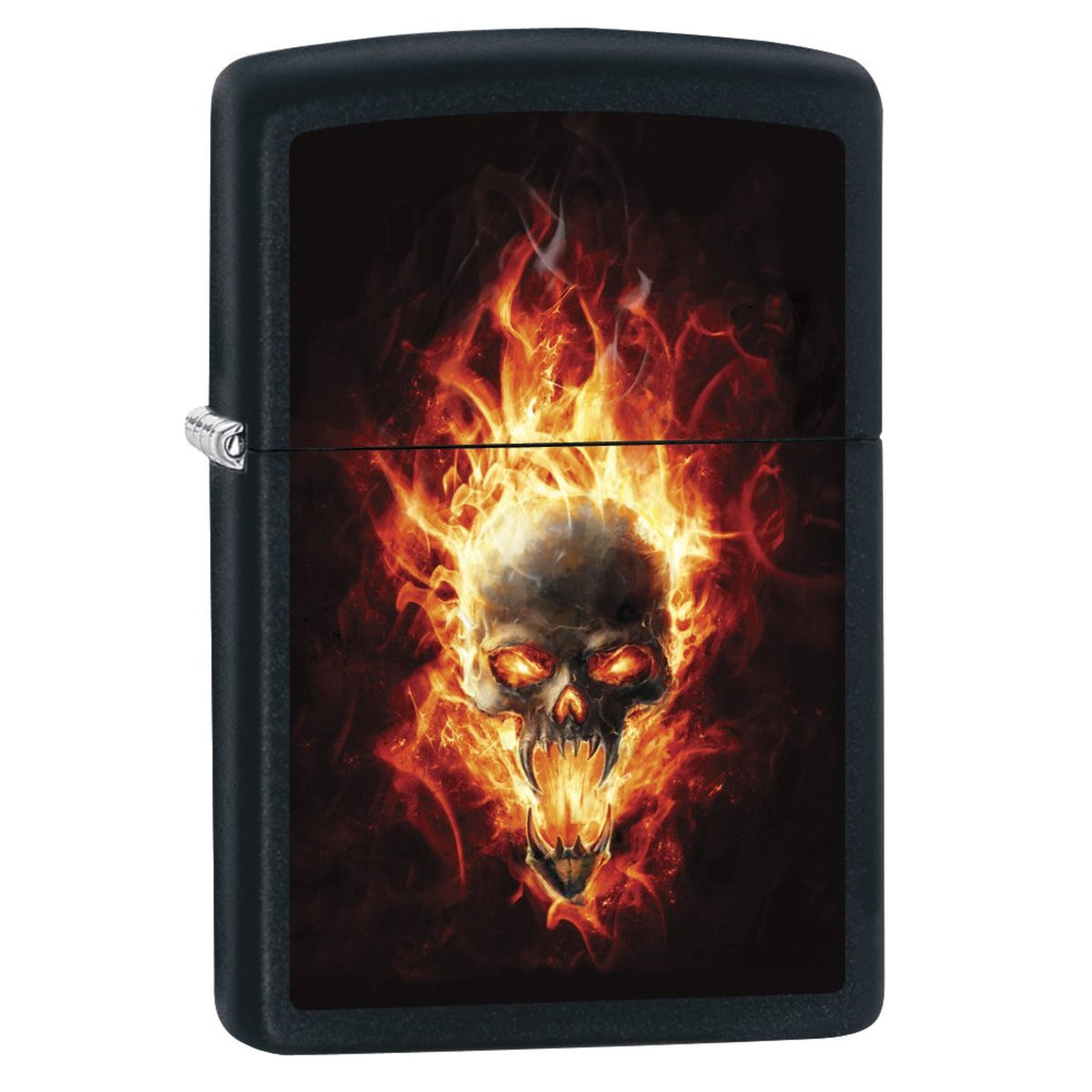 2024 Zippo Anne Stokes Kissing Skulls Black Matte