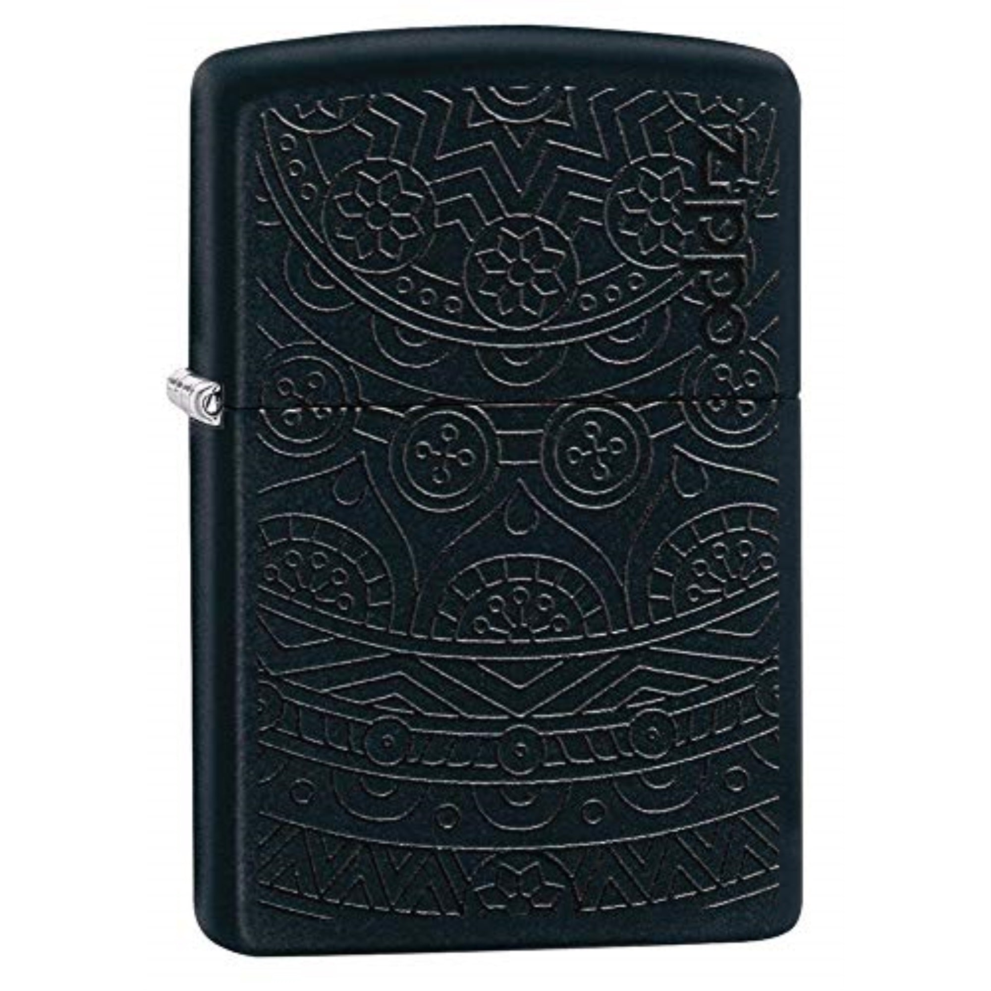 2024 Zippo Tone On Tone Design, Black Matte