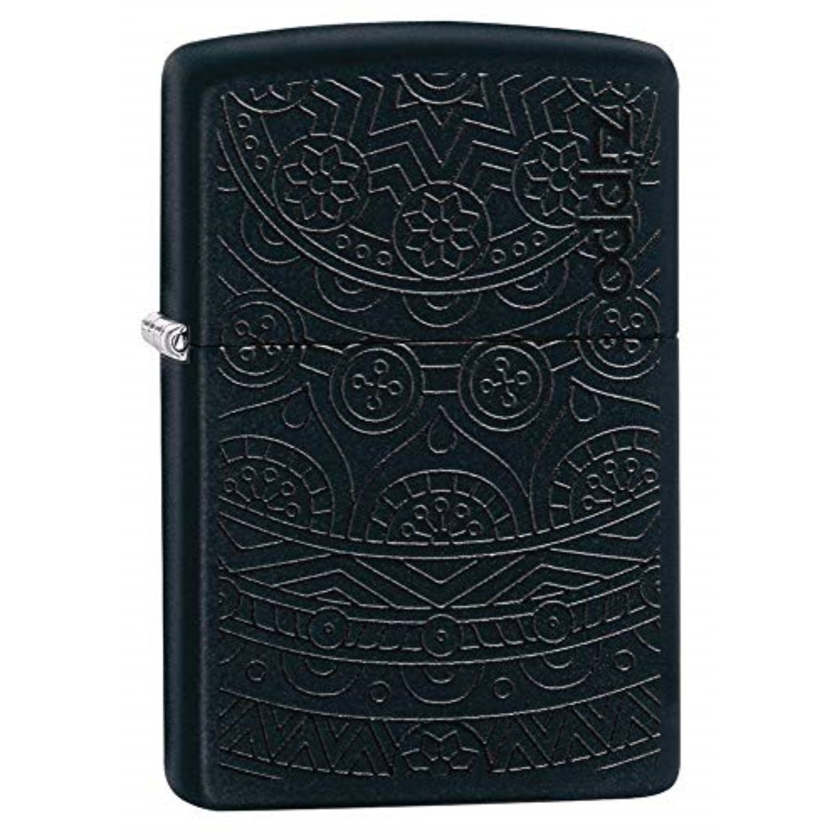 2024 Zippo Tone On Tone Design, Black Matte