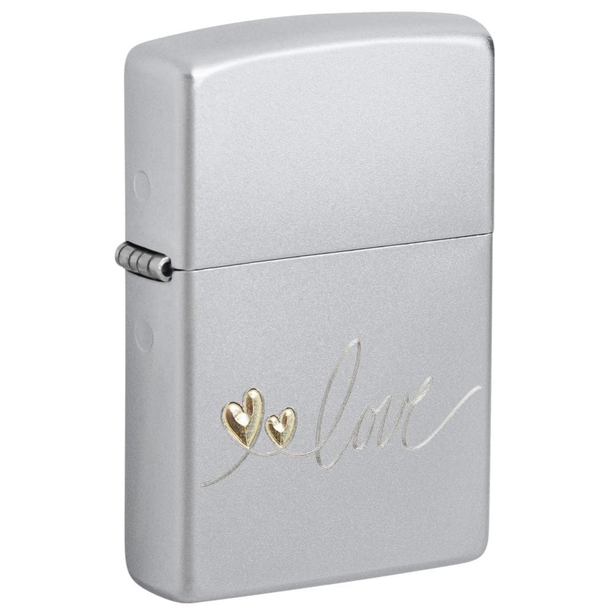 2024 Zippo Love Design, Satin Chrome, Map:$ 24.61