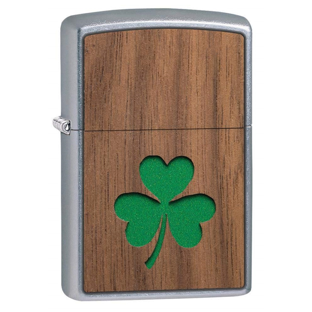 Zippo Woodchuck Clover, Street Chrome