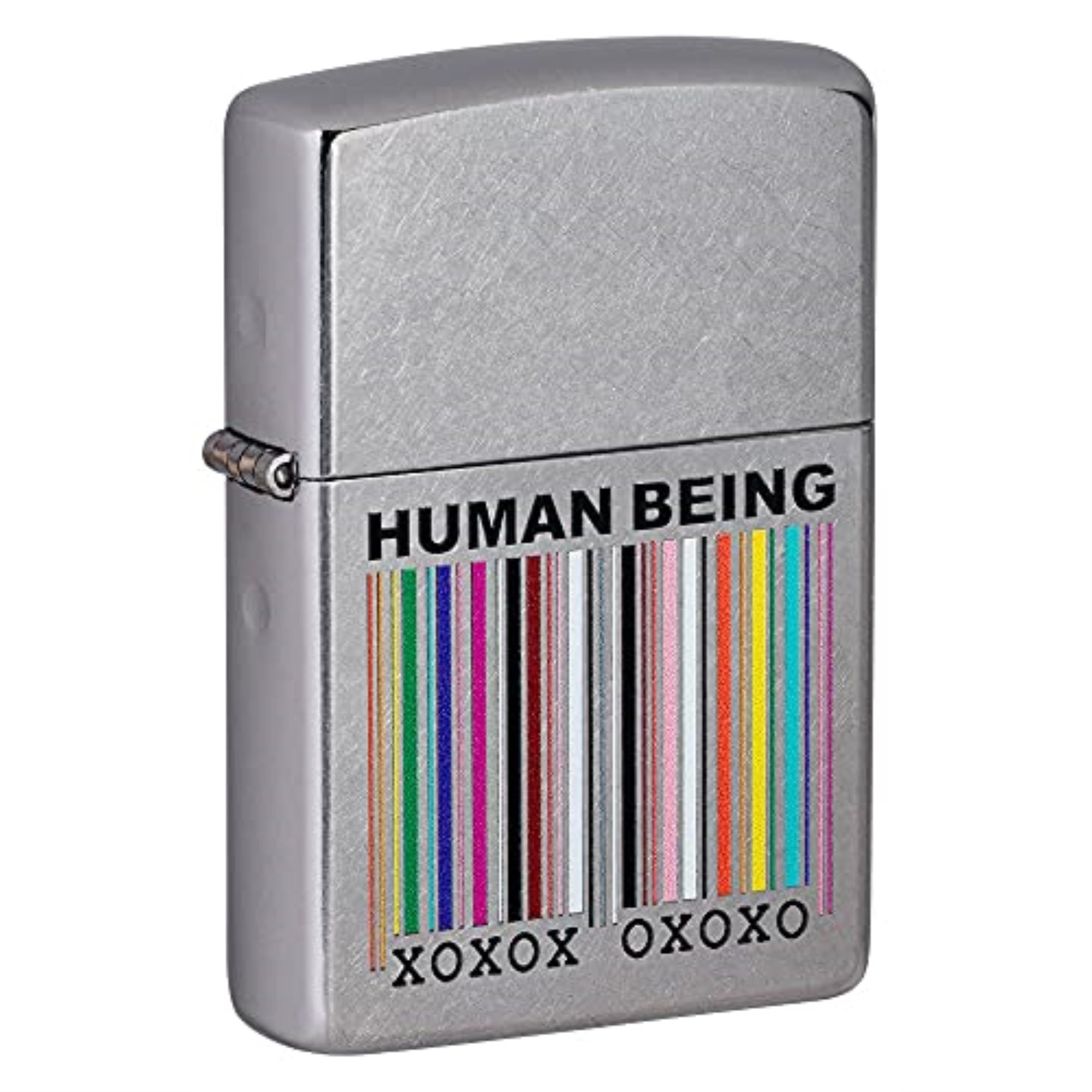 2022 Zippo Human Beign Design, Street Chrome, Map: $21.21