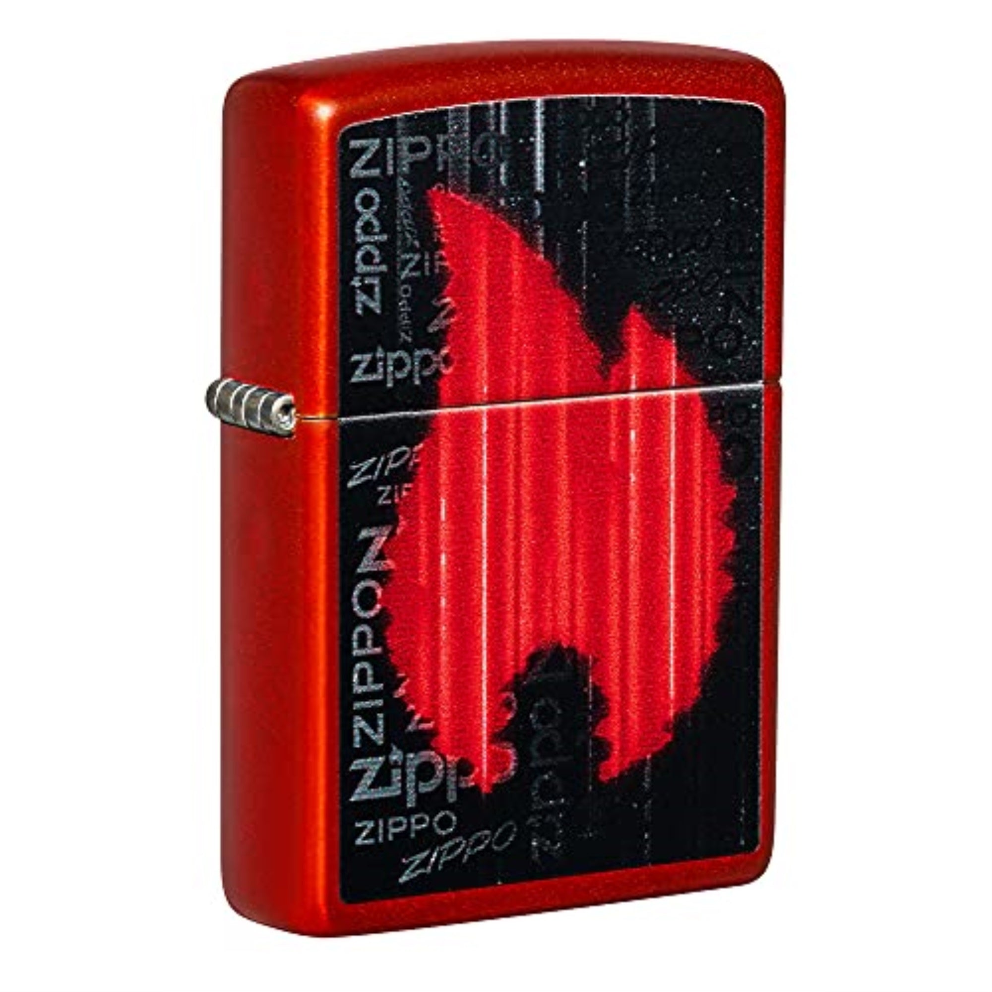 2022 Zippo Flame Design, Anodized Red, Map: $27.16