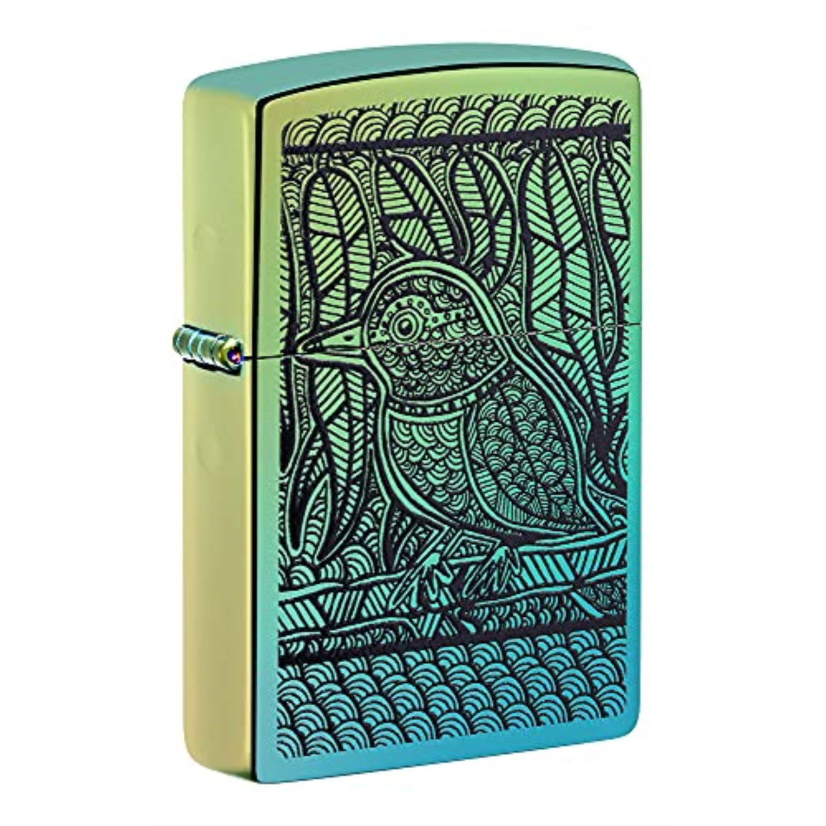 2022 Zippo Australian Artist John Smith Gumbula, Hp Teal, Map: $33.11