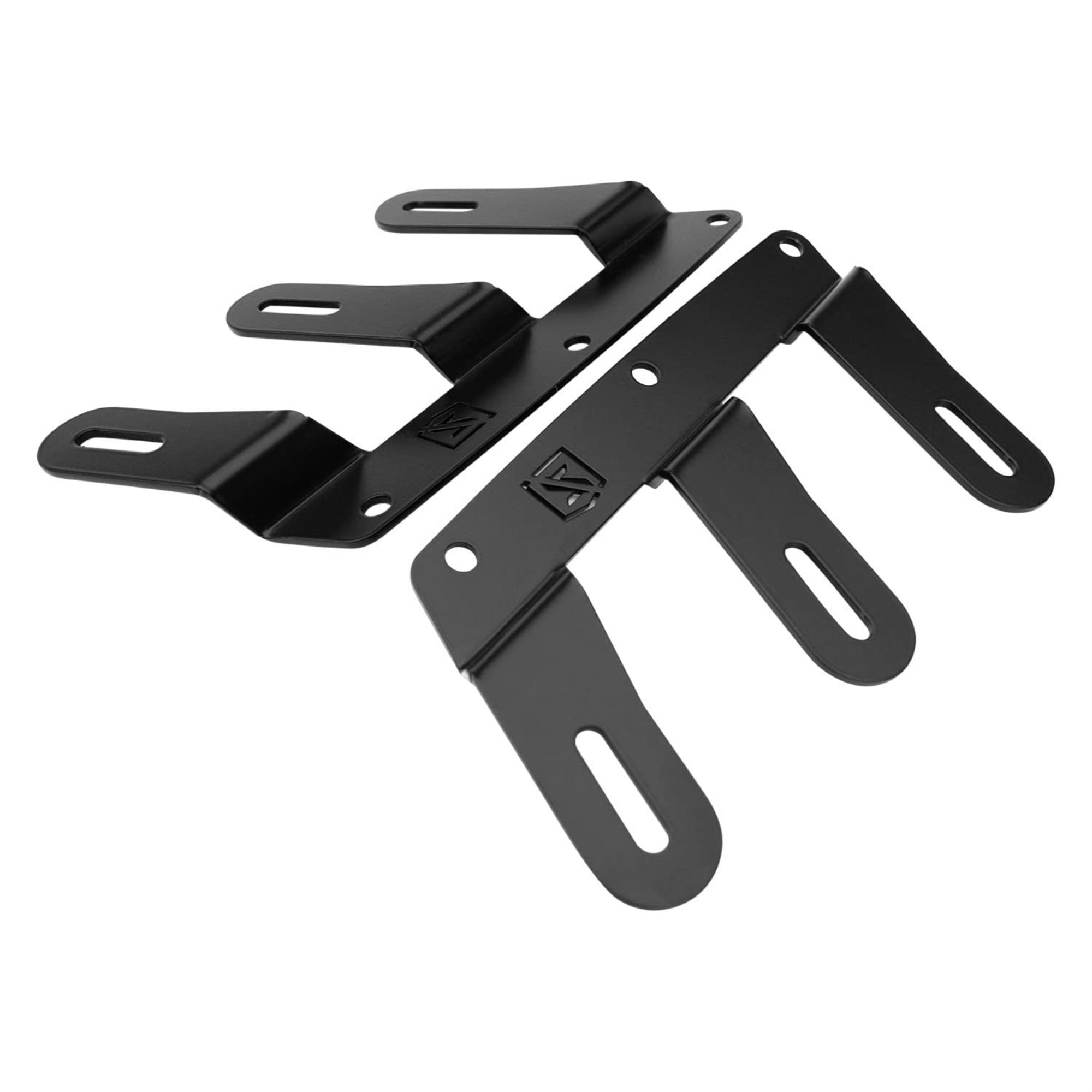 Zroadz Z325401 Front Bumper Oem Fog Led Bracket 2021-2022 Ford Bronco Black