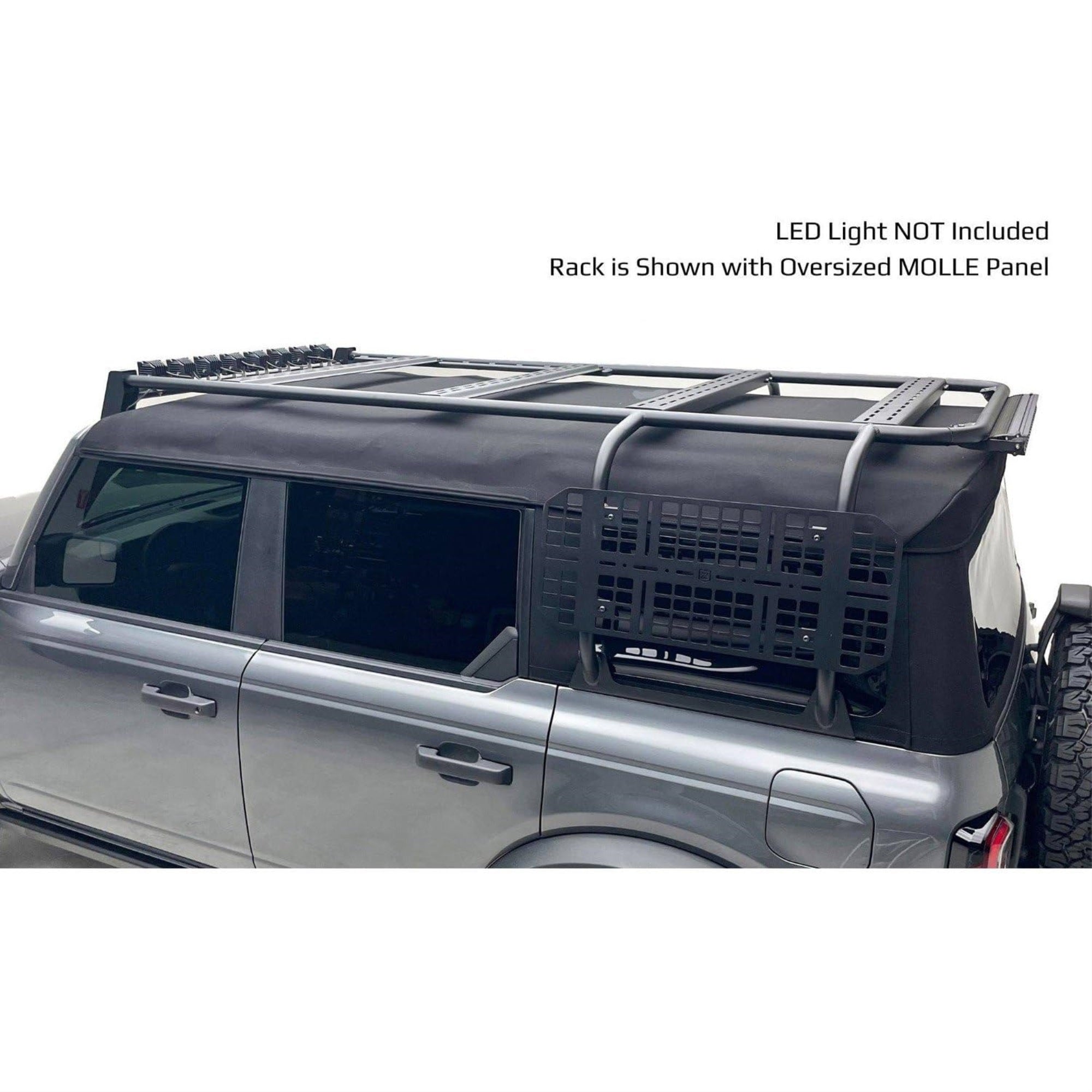 Zroadz Soft Soft Top Rack, Compatible With A 2021-2023 Ford Bronco 4Dr