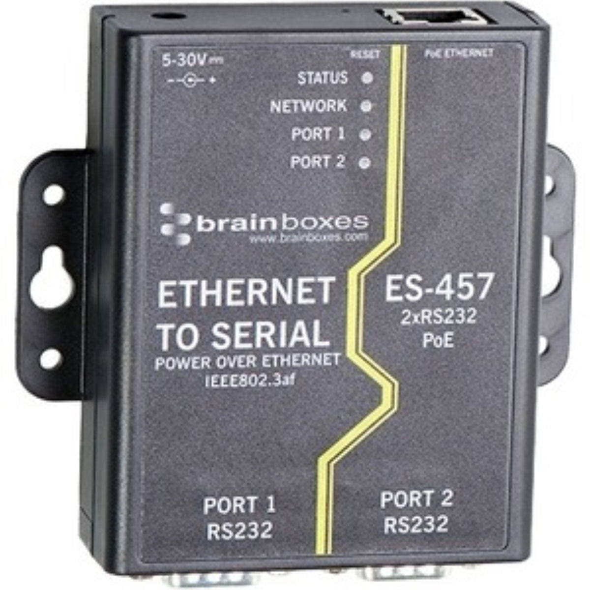 Power Over Enet 2 Rs232 Poe Ieee 802.3At & 3Af Poe Compatible