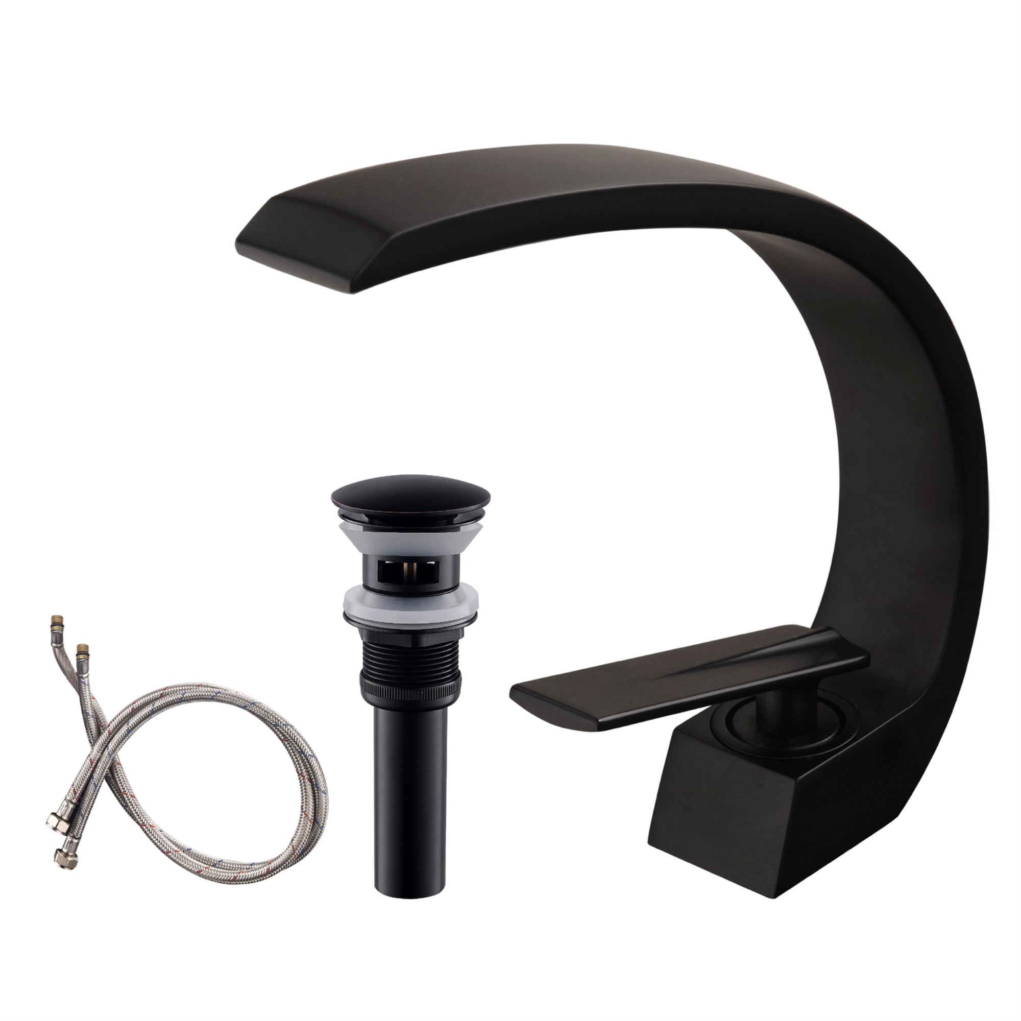 UPC FAUCET WITH DRAIN-OIL RUBBED BLACK