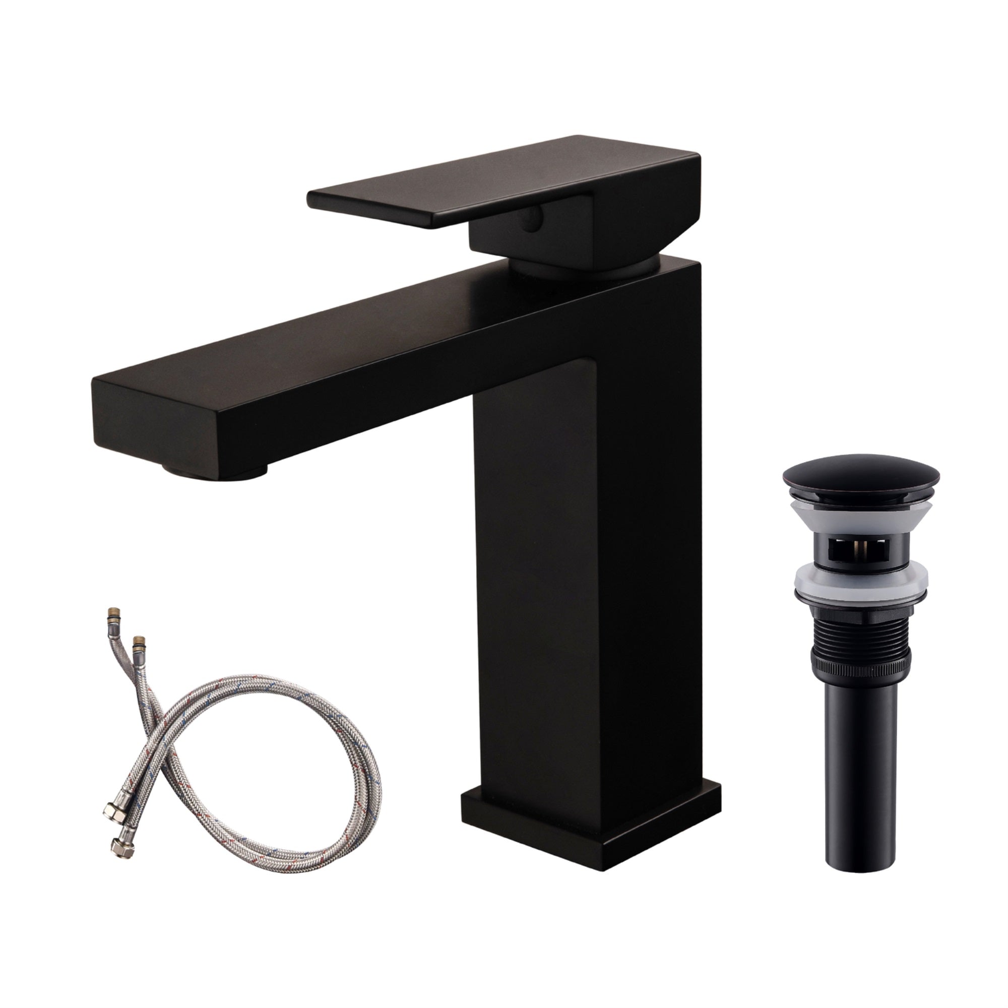 UPC FAUCET WITH DRAIN-OIL RUBBED BLACK