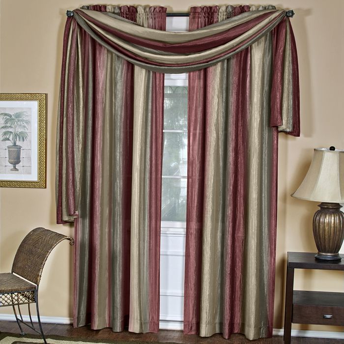 Ombre Scarf 50x144 - Burgundy