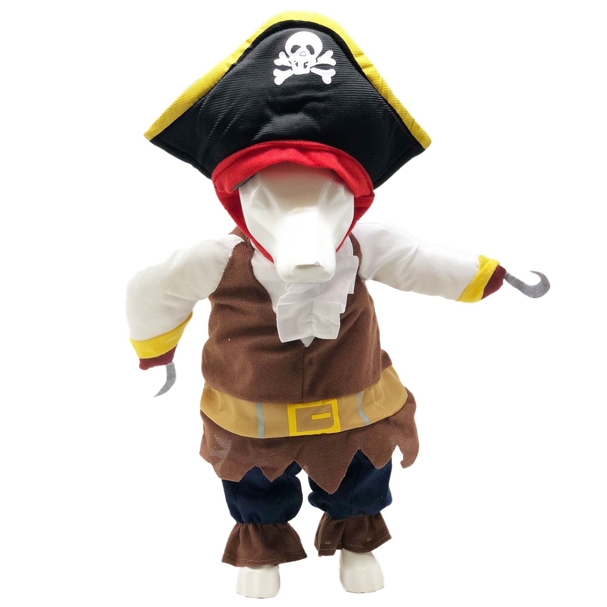 Pet Life 'Captain Snuggles' Pirate Pet Dog Costume Uniform(D0102Haxpc7.)