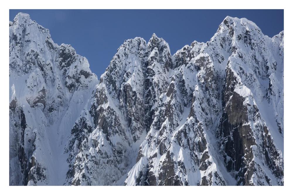 Peaks Of Takhinsha Mountains Near Haines, Alaska-Paper Art-32X22