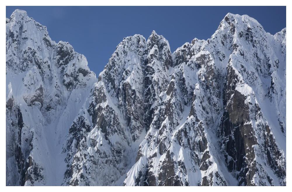 Peaks Of Takhinsha Mountains Near Haines, Alaska-Paper Art-50X34