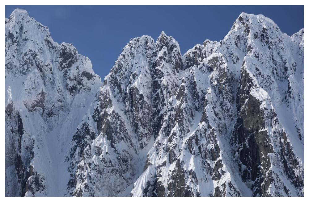 Peaks Of Takhinsha Mountains Near Haines, Alaska-Paper Art-62X42