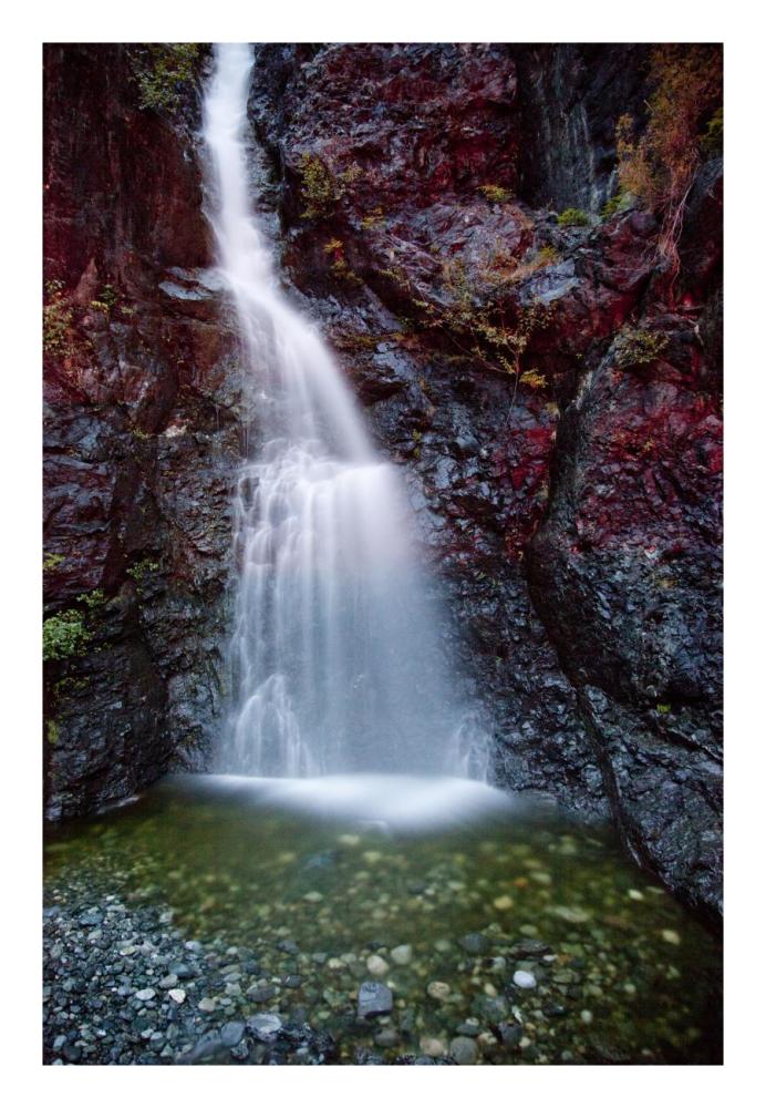 Waterfall In Creek Along Gold River Highway, Vancouver Island, Canada-Paper Art-18X26