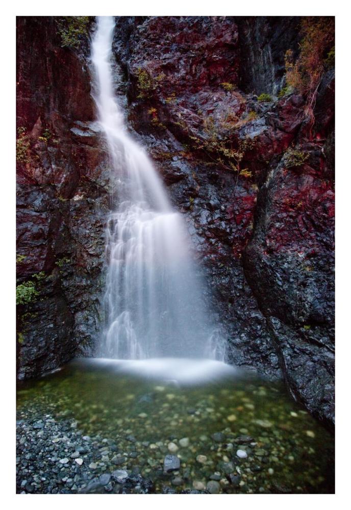 Waterfall In Creek Along Gold River Highway, Vancouver Island, Canada-Paper Art-22X32