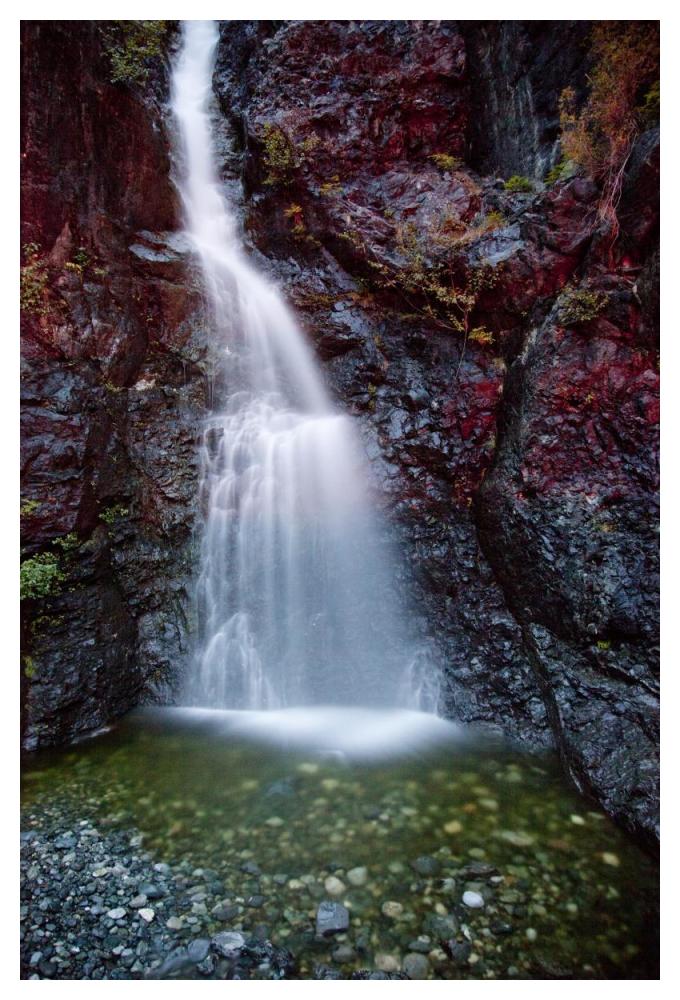 Waterfall In Creek Along Gold River Highway, Vancouver Island, Canada-Paper Art-34X50