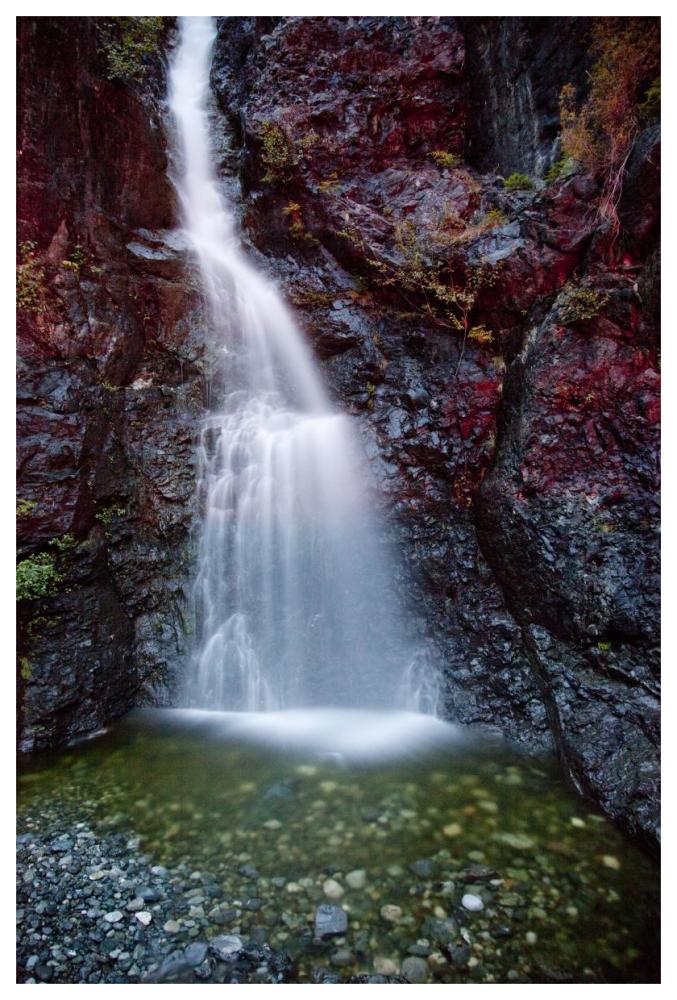 Waterfall In Creek Along Gold River Highway, Vancouver Island, Canada-Paper Art-42X62