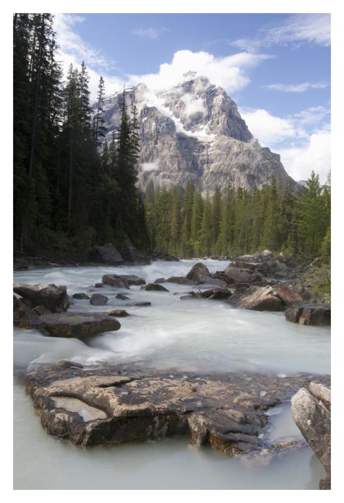 Mount Stephen And Yoho River, Yoho National Park, British Columbia, Canada-Paper Art-14X20