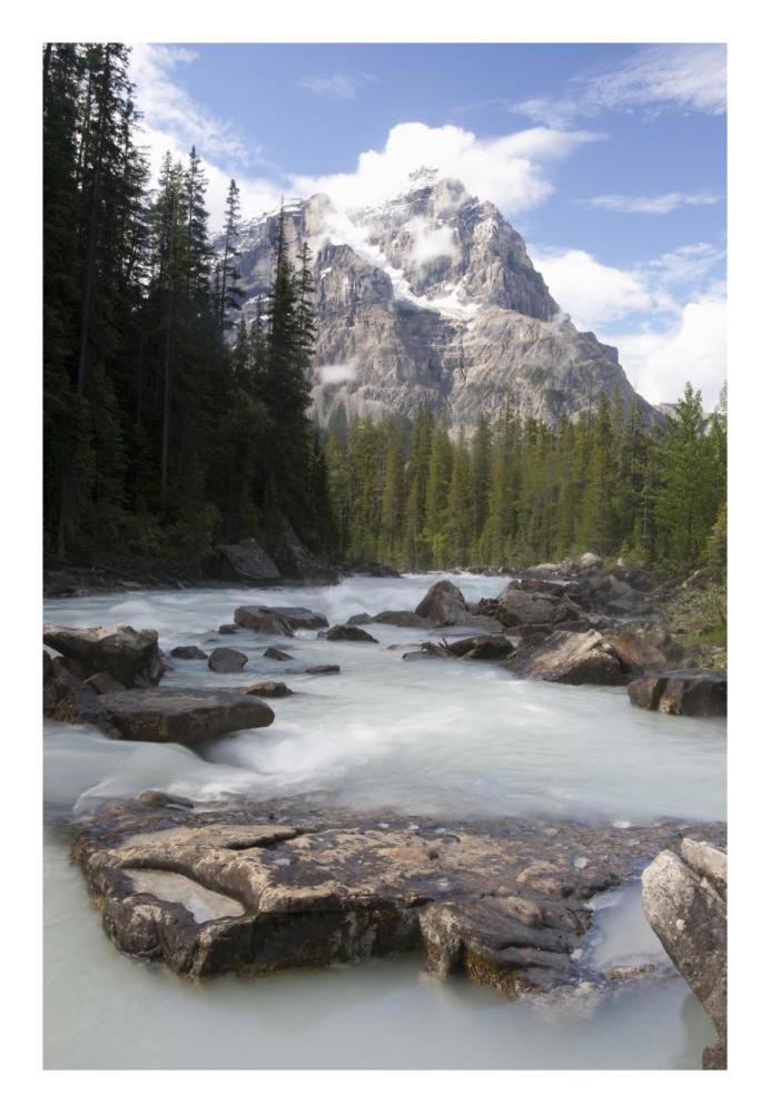 Mount Stephen And Yoho River, Yoho National Park, British Columbia, Canada-Paper Art-18X26