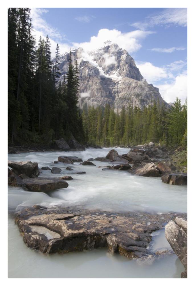 Mount Stephen And Yoho River, Yoho National Park, British Columbia, Canada-Paper Art-26X38