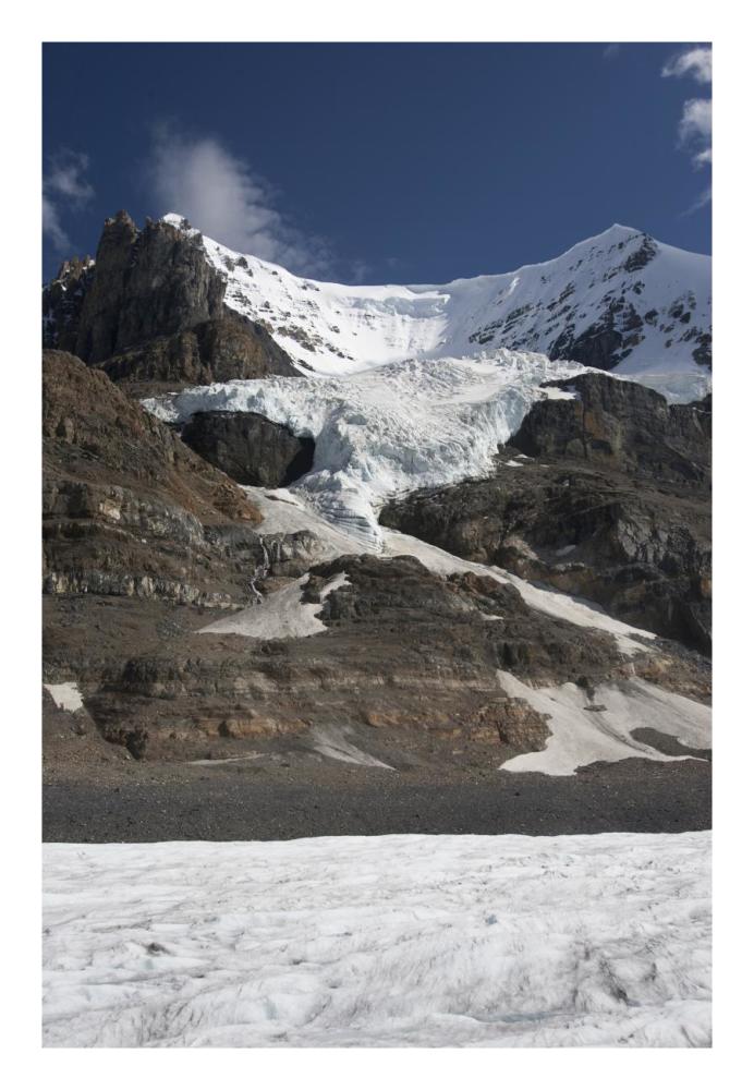 Mount Andromeda And Athabasca Glacier Showing Cirque, Jasper National Park, Alberta, Canada-Paper Art-18X26