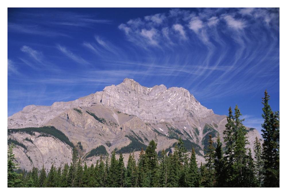 Mount Norquay, Banff National Park, Canada-Paper Art-20X14