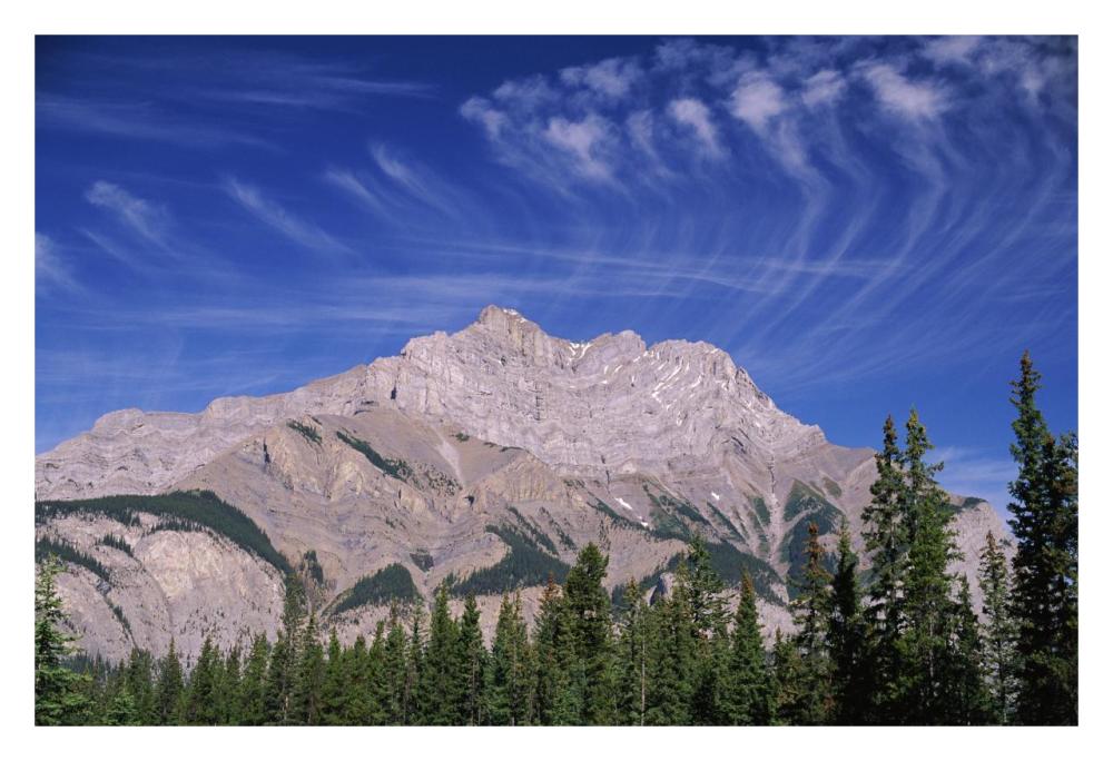Mount Norquay, Banff National Park, Canada-Paper Art-32X22