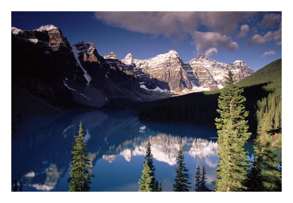 Wenkchemna Peaks And Moraine Lake, Valley Of The Ten Peaks, Banff National Park, Alberta, Canada-Paper Art-26X18