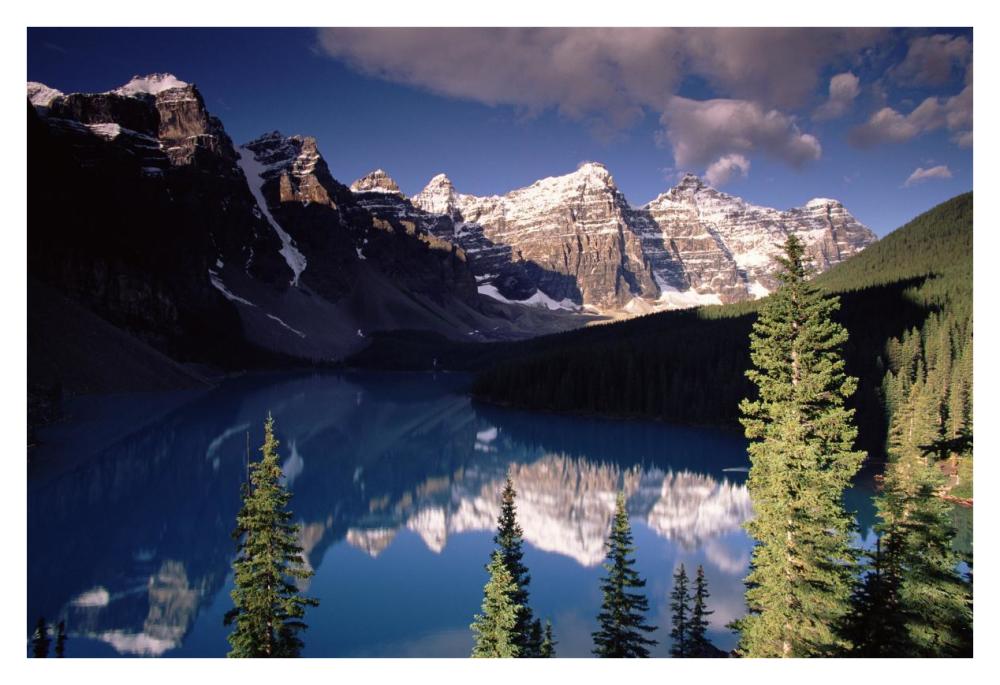 Wenkchemna Peaks And Moraine Lake, Valley Of The Ten Peaks, Banff National Park, Alberta, Canada-Paper Art-38X26